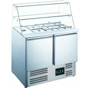 Saladette vitrine - 2 portes - GN1/1 - Professionnel 240 L Saro - Saladette réfrigérée professionnel CHR - matériel cuisine pro - Cuistéo