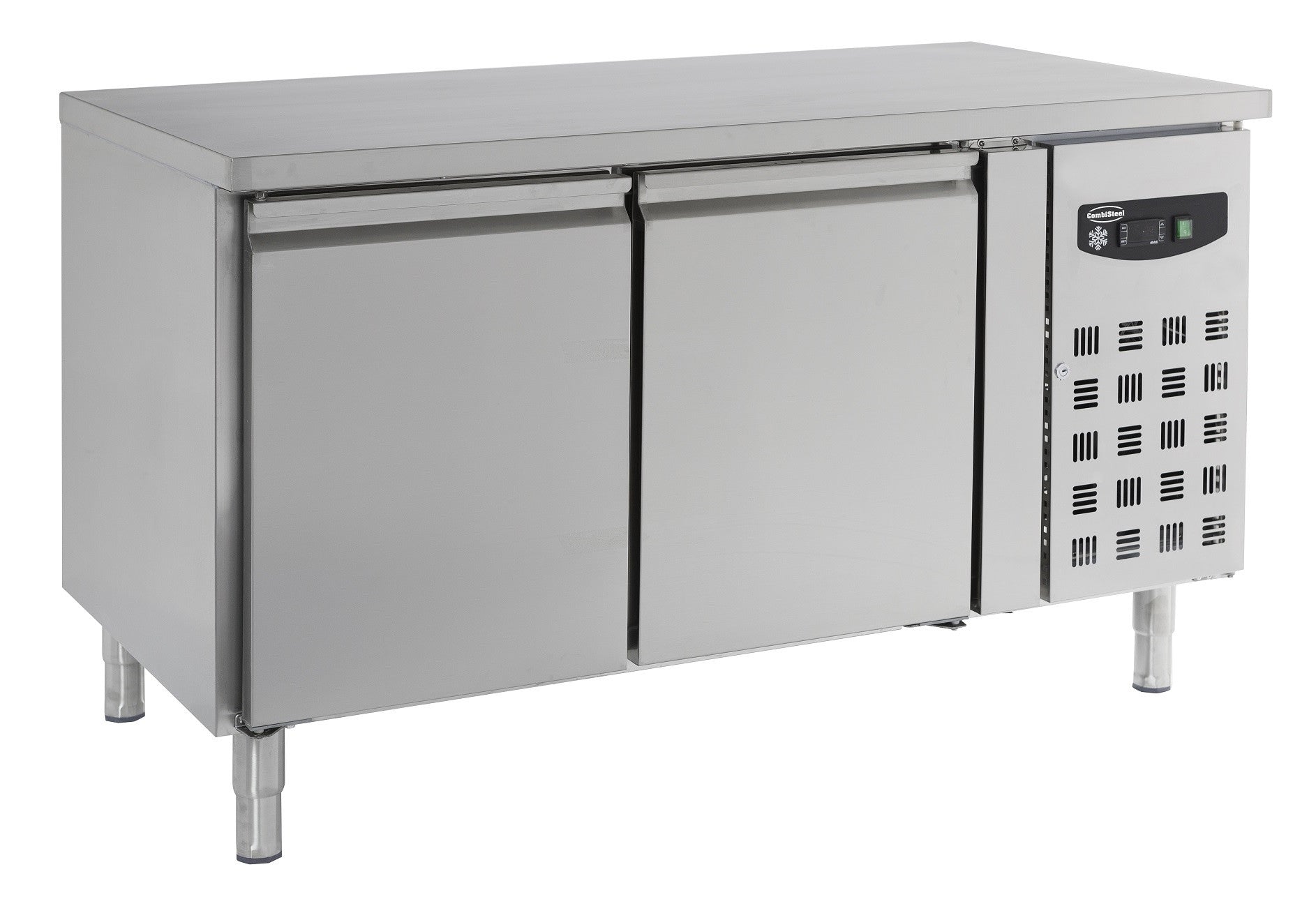 Table réfrigérée pâtisserie 2 portes inox 1510x800x860 mm 428 L 0.34 kW Combisteel - Tour Réfrigéré professionnel CHR - matériel cuisine pro - Cuistéo