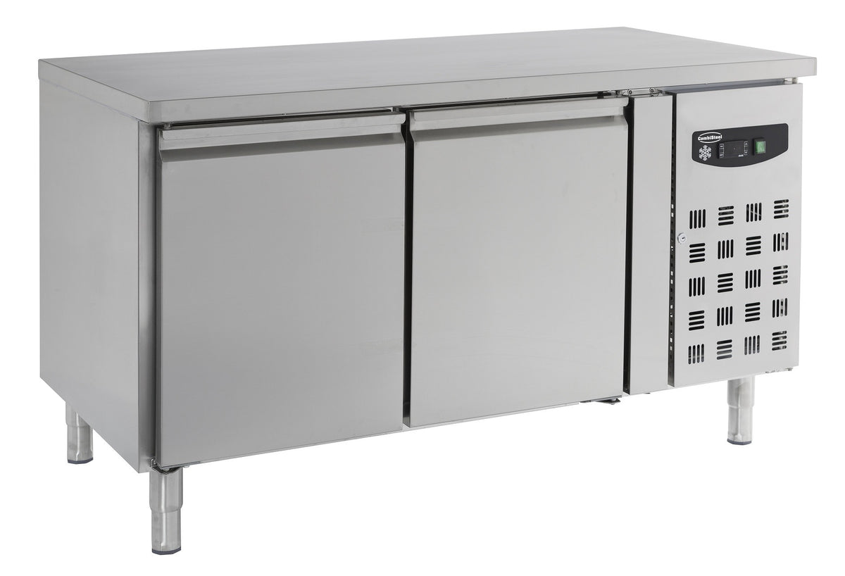 Table réfrigérée pâtisserie 2 portes inox 1510x800x860 mm 428 L 0.34 kW Combisteel - Tour Réfrigéré professionnel CHR - matériel cuisine pro - Cuistéo