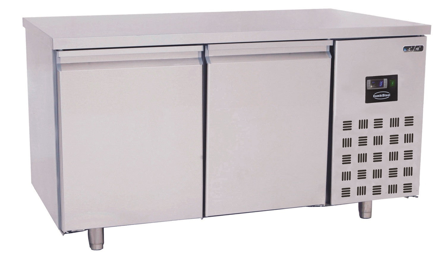 Table réfrigérée pâtisserie 2 battantes inox 1550x800x850 mm 380 L 0.17 kW Combisteel - Tour Réfrigéré professionnel CHR - matériel cuisine pro - Cuistéo