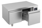 Table réfrigérée 600 haute 2 tiroirs inox 1200x700x600 mm 180 L 0.17 kW Combisteel - Soubassement Réfrigéré professionnel CHR - matériel cuisine pro - Cuistéo