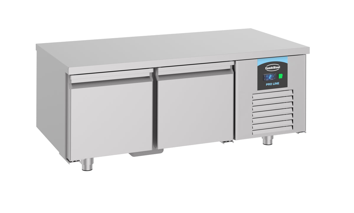 Table réfrigérée 600 haute 2 tiroirs inox 1200x700x600 mm 180 L 0.17 kW Combisteel - vue 2 - Soubassement Réfrigéré pro CHR - Cuistéo