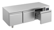 Table réfrigérée 600 haute 3 tiroirs inox 1600x700x600 mm 280 L 0.23 kW Combisteel - Soubassement Réfrigéré professionnel CHR - matériel cuisine pro - Cuistéo