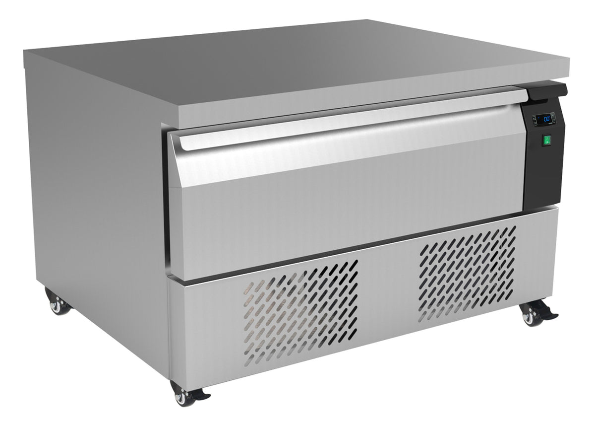 Table réfrigérée/congélateur 1 tiroir 2x 1/1gn inox 78 L 0.24 kW Combisteel - Soubassement Réfrigéré professionnel CHR - matériel cuisine pro - Cuistéo