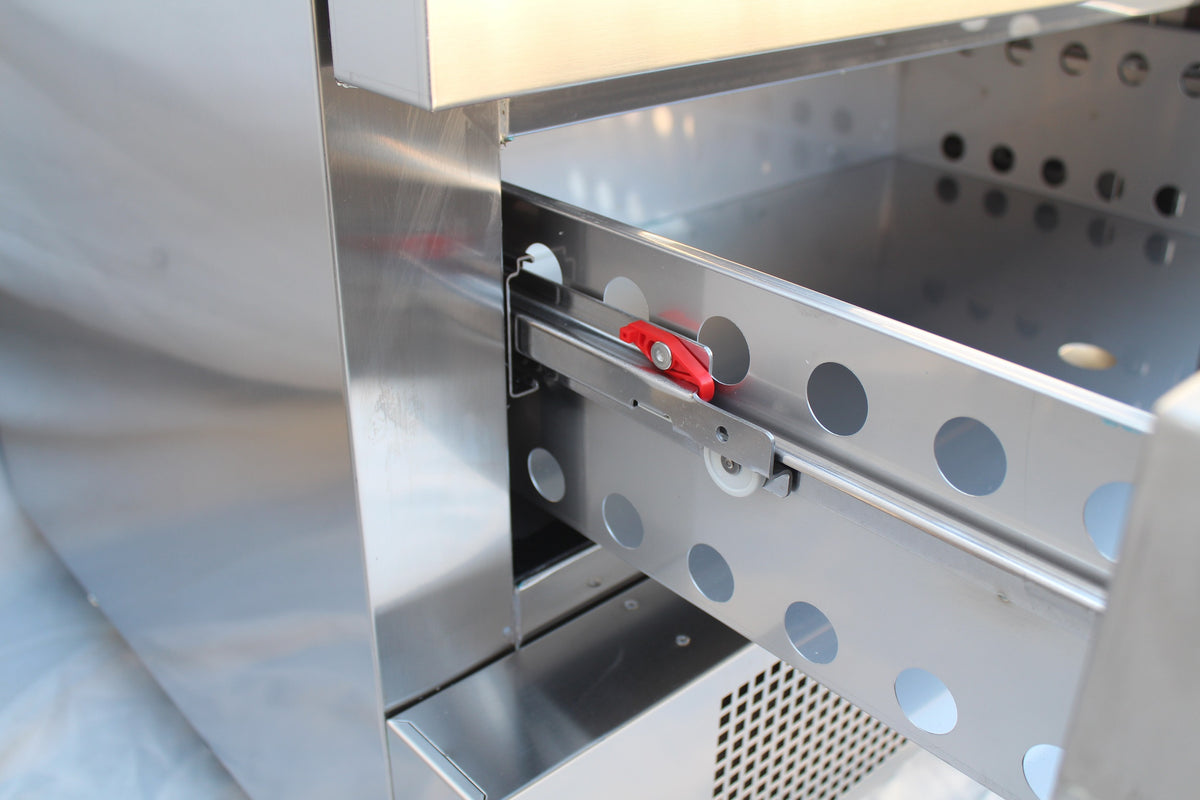 Table réfrigérée/congélateur 2 tiroirs 6x 1/1gn inox 265 L 0.5 kW Combisteel - vue 3 - Soubassement Réfrigéré pro CHR - Cuistéo