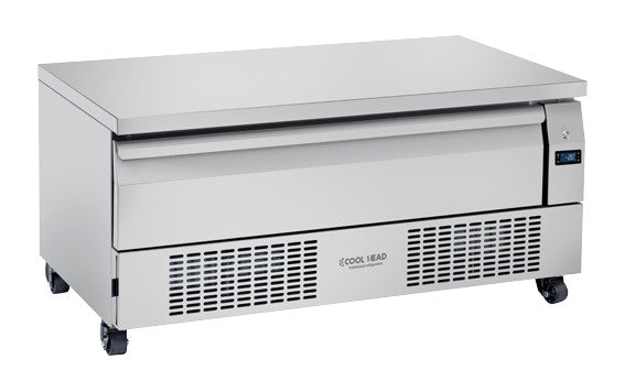 Réfrigérateur/congélateur tiroir unique - DWT 120 - Cool Head 1230x700x605 mm 116 L 345 W Coolhead - Soubassement Réfrigéré professionnel CHR - matériel cuisine pro - Cuistéo