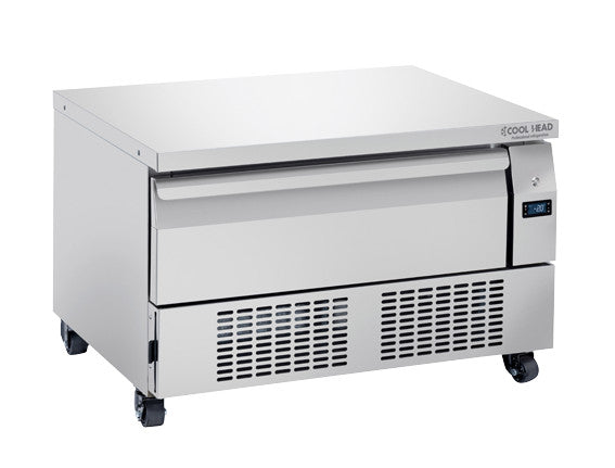Refroidisseur / congélateur à tiroir unique - DWT 90 - Cool Head 905x700x605 mm 78 L 345 W Coolhead - Soubassement Réfrigéré professionnel CHR - matériel cuisine pro - Cuistéo