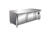 Réfrigérateur Sous-plan - 2 Portes - 214 L - 2/+8°C - R600a - 0.350 kW - UGN 2100 TN inox Saro - Soubassement Réfrigéré professionnel CHR - matériel cuisine pro - Cuistéo