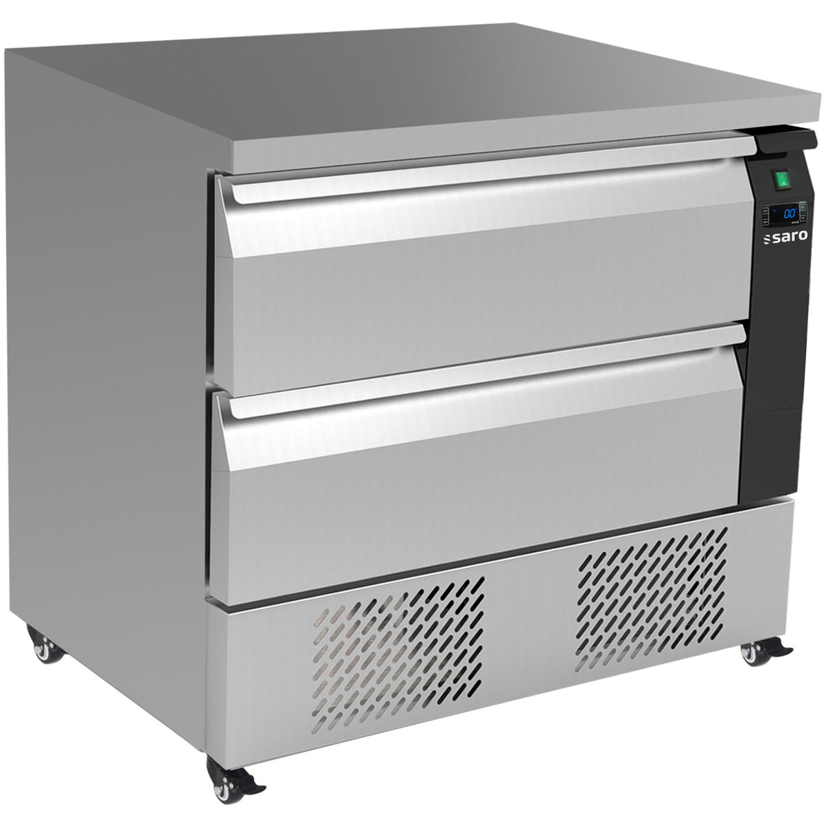 Table réfrigérée - 2 tiroirs - 179L - Inox Saro - Table réfrigérée positive professionnel CHR - matériel cuisine pro - Cuistéo