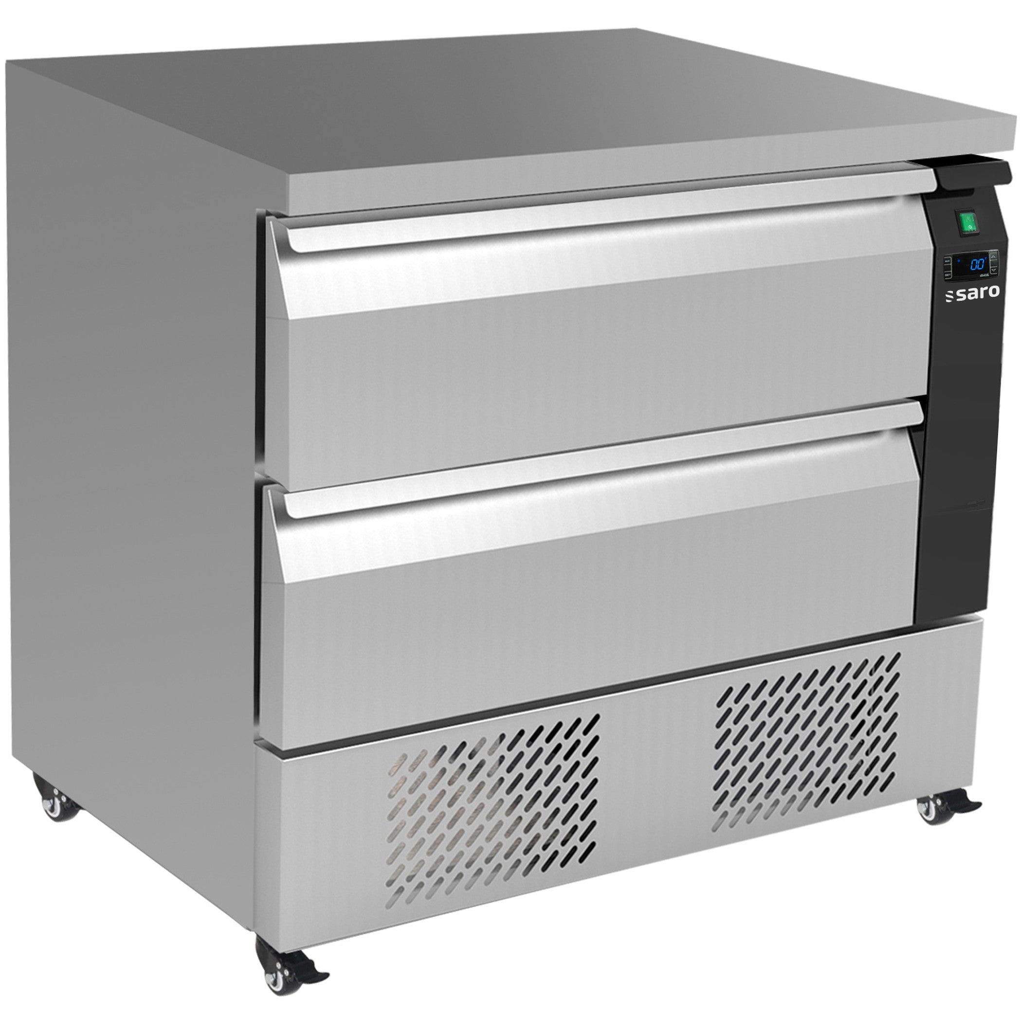 Table réfrigérée - 2 tiroirs - 179L - Inox Saro - Table réfrigérée positive professionnel CHR - matériel cuisine pro - Cuistéo