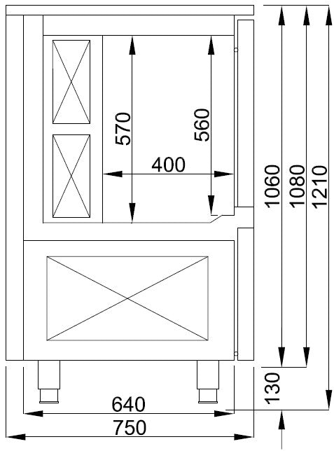 Refroidisseur à ventilation 7x 1/1GN 2.2 kW Combisteel - vue 3 - Cellule de refroidissement pro CHR - Cuistéo
