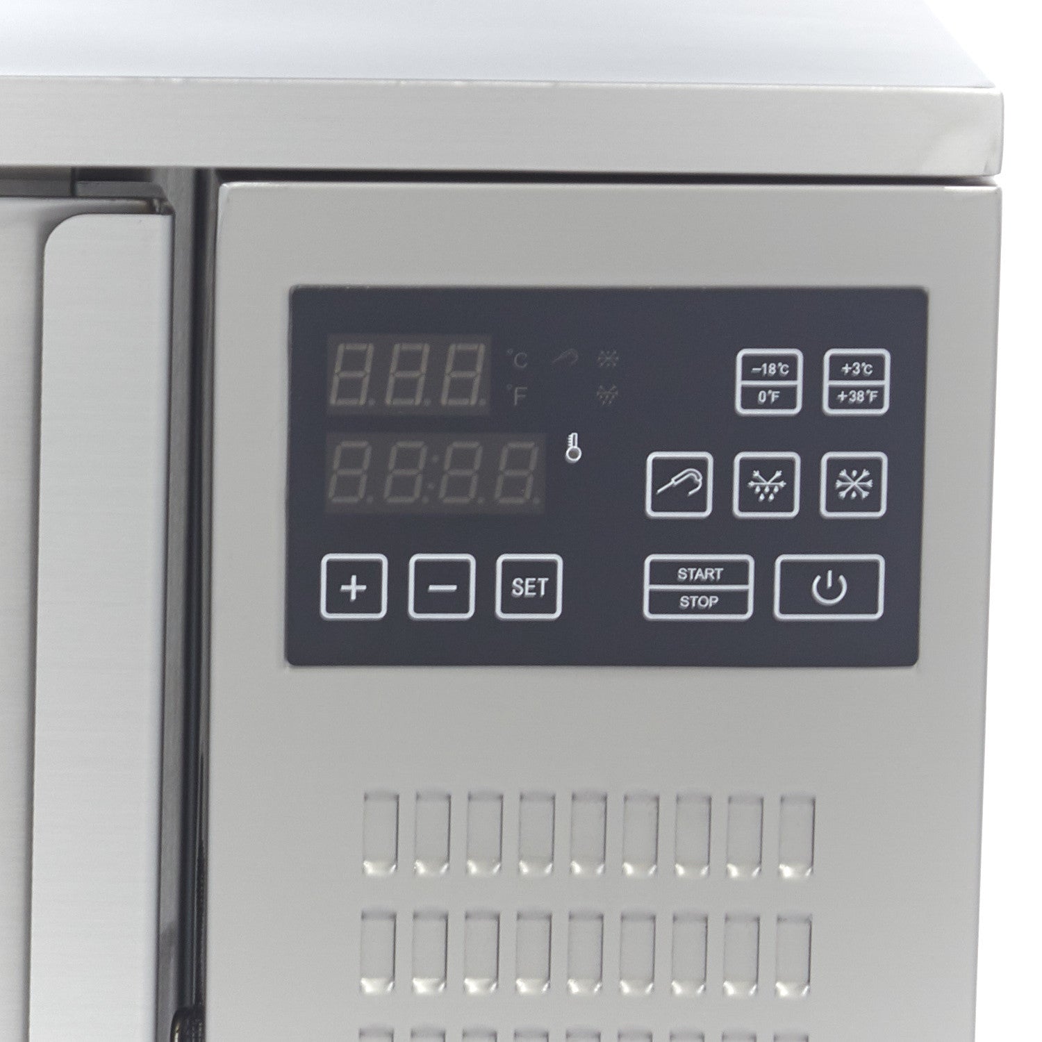 Cellule de Refroidissement Professionnelle 3 Bacs GN - Contrôle Numérique - Dégivrage Automatique 2 L 550 W Maxima - vue 2 - Cellule de refroidissement pro CHR - Cuistéo