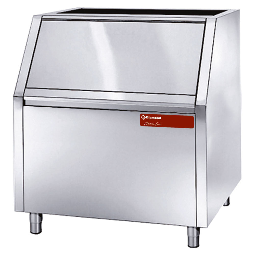 Bac de stockage glaçons inox de 350 kg pour glaçons - Diamond