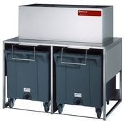 Bacs de stockage glaçons avec chariots 2x 108 kg - Diamond