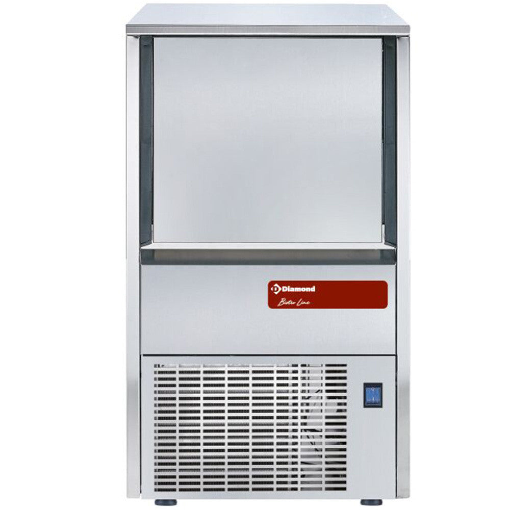 Machine à glaçons creux 38 kg/24h / réserve 12kg - Diamond
