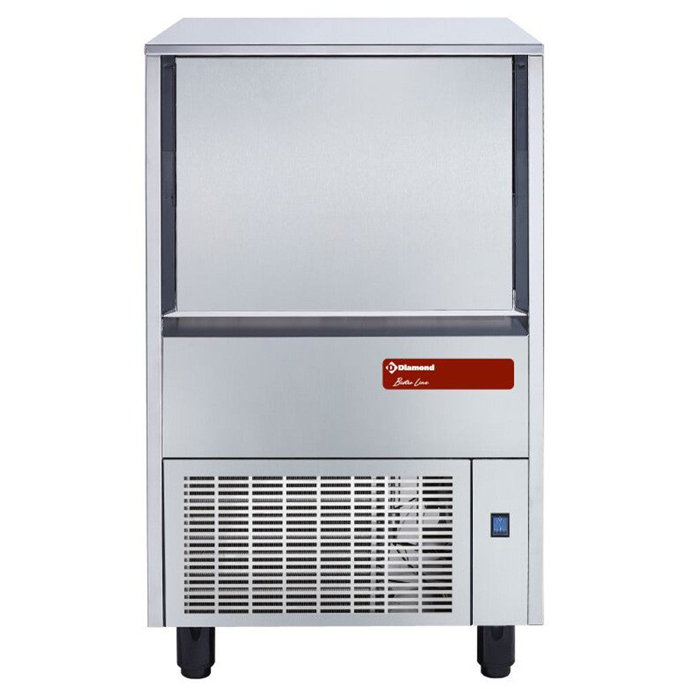 Machine à glaçons creux 48 kg/24h - réserve 25kg - Diamond