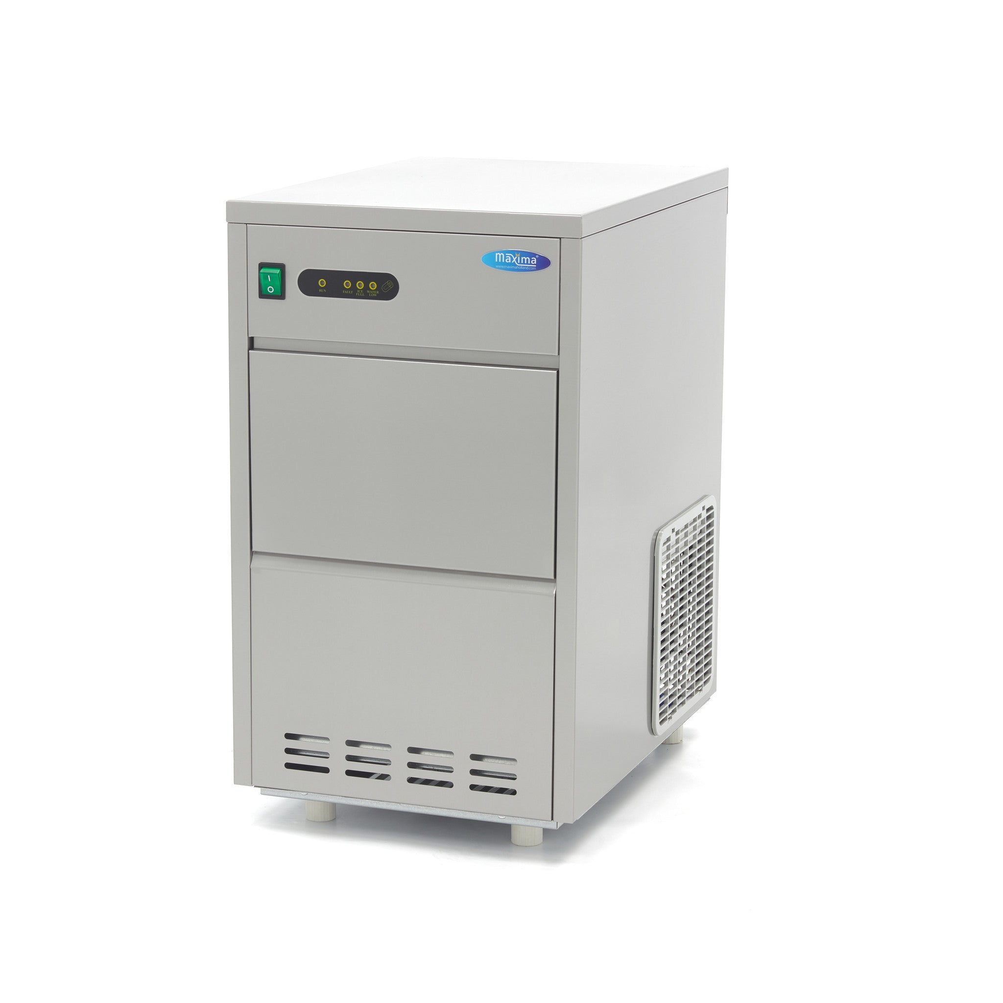 Machine à glaçons - 24 kg/jour - Glaçons en forme de balle - Refroidie à l'eau 24 L 320 W Maxima - Machine à glaçons creux professionnel CHR - matériel cuisine pro - Cuistéo