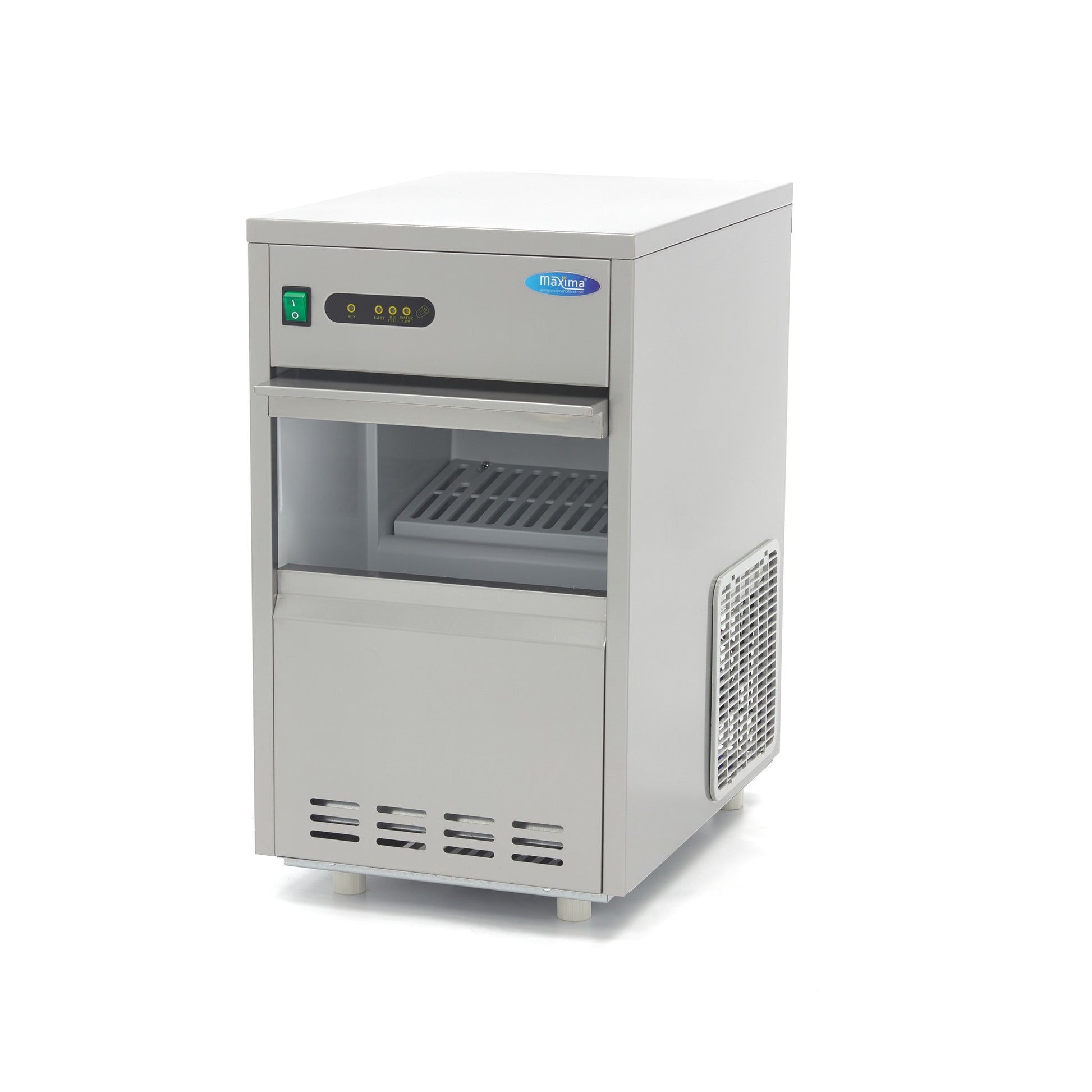 Machine à glaçons - 24 kg/jour - Glaçons en forme de balle - Refroidie à l'eau 24 L 320 W Maxima - vue 4 - Machine à glaçons creux pro CHR - Cuistéo