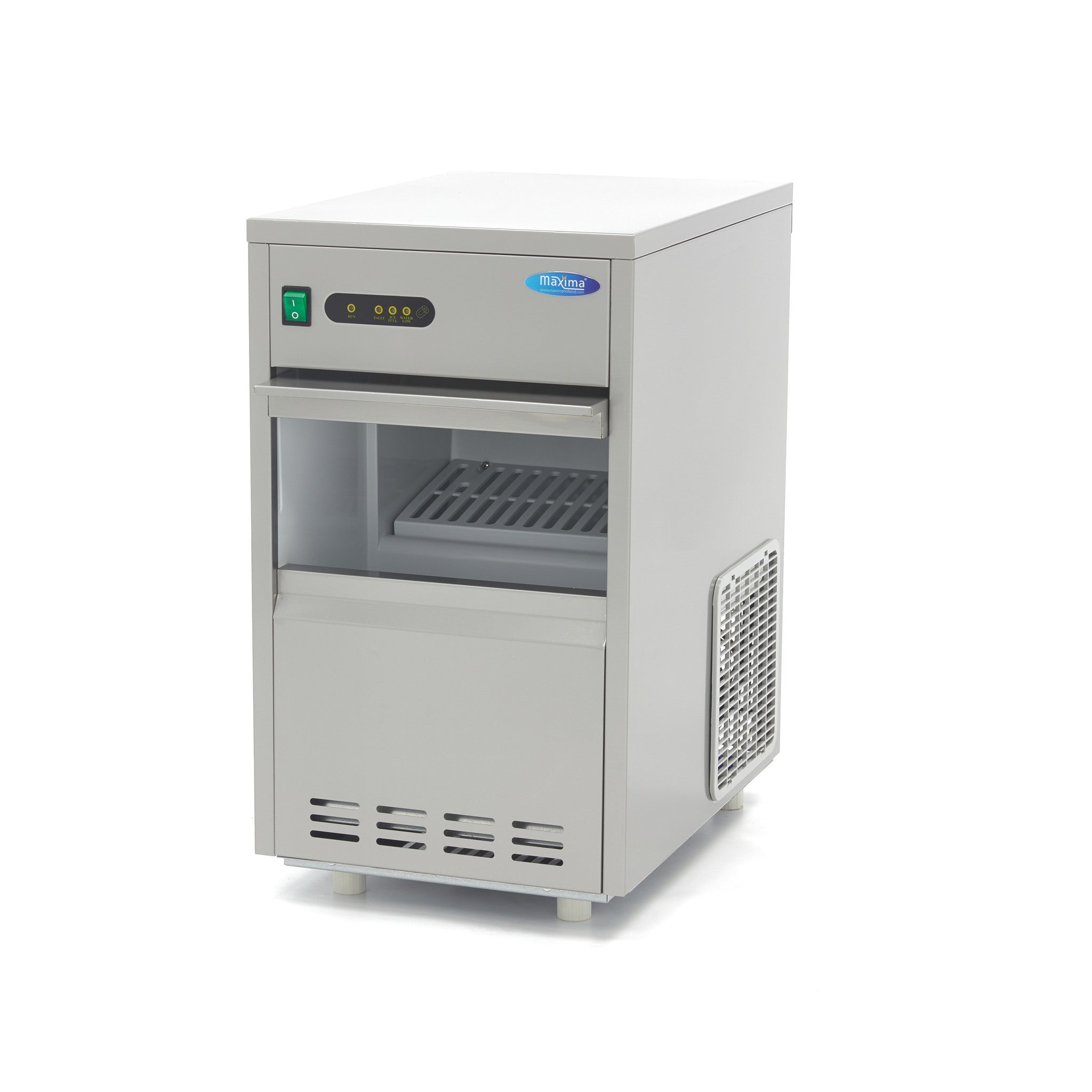 Machine à glaçons - 24 kg/jour - Glaçons en forme de balle - Refroidie à l'eau 24 L 320 W Maxima - vue 4 - Machine à glaçons creux pro CHR - Cuistéo
