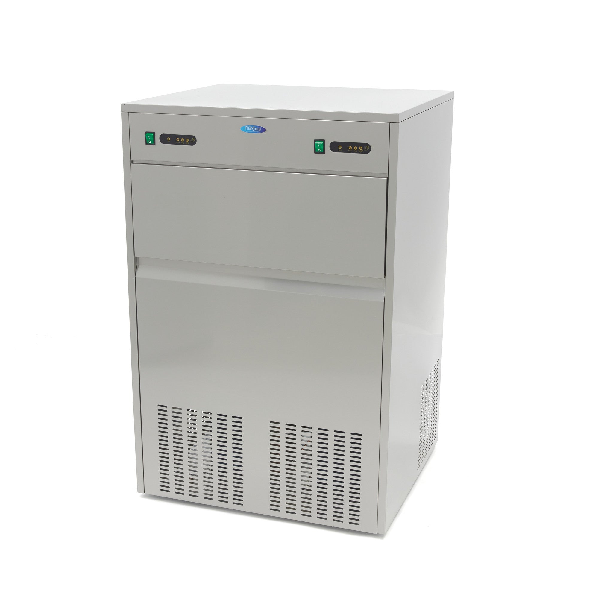 Machine à glaçons - 100 kg/jour - Glaçons en forme de balle - Refroidissement à l'air 100 L 760 W Maxima - Machine à glaçons creux professionnel CHR - matériel cuisine pro - Cuistéo