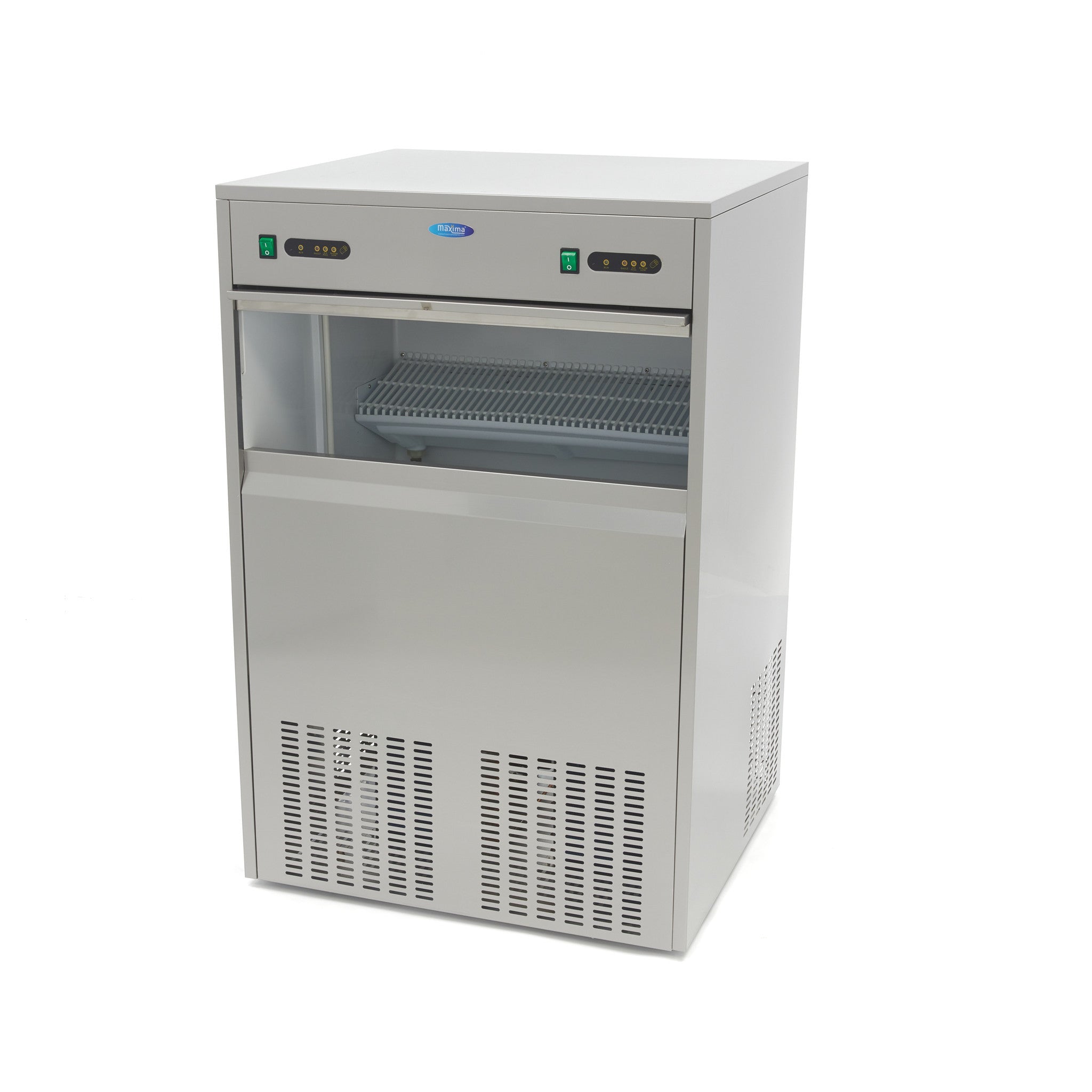 Machine à glaçons - 100 kg/jour - Glaçons en forme de balle - Refroidissement à l'air 100 L 760 W Maxima - vue 4 - Machine à glaçons creux pro CHR - Cuistéo