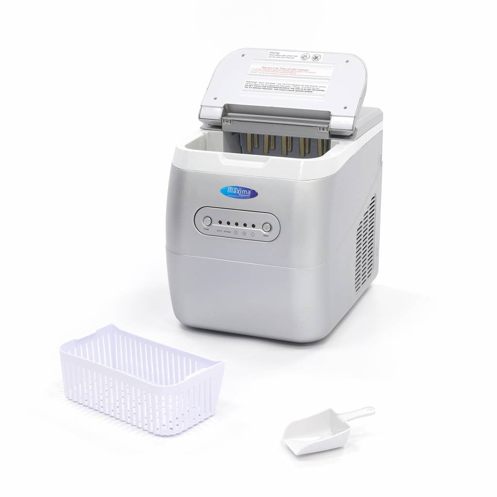 Machine à glaçons - 15 kg/jour - Glaçons en forme de balle 2.2 L 180 W Maxima - vue 2 - Machine à glaçons creux pro CHR - Cuistéo