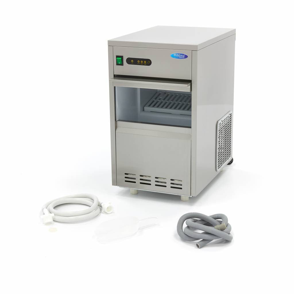 Machine à glaçons - 24 kg/jour - Glaçons en forme de balle 24 L 200 W Maxima - vue 3 - Machine à glaçons creux pro CHR - Cuistéo