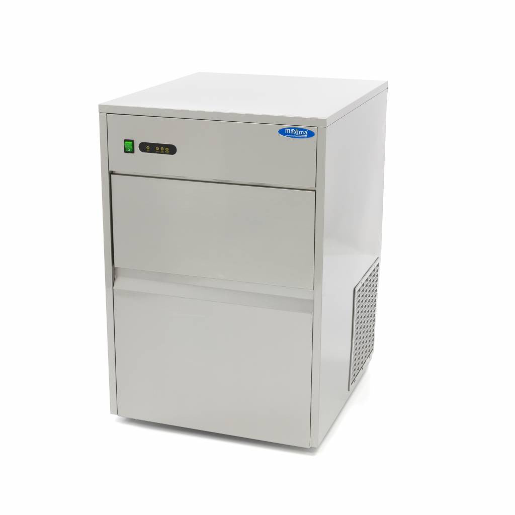 Machine à glaçons - 28 kg/jour - Glaçons en forme de balle 28 L 240 W Maxima - Machine à glaçons creux professionnel CHR - matériel cuisine pro - Cuistéo
