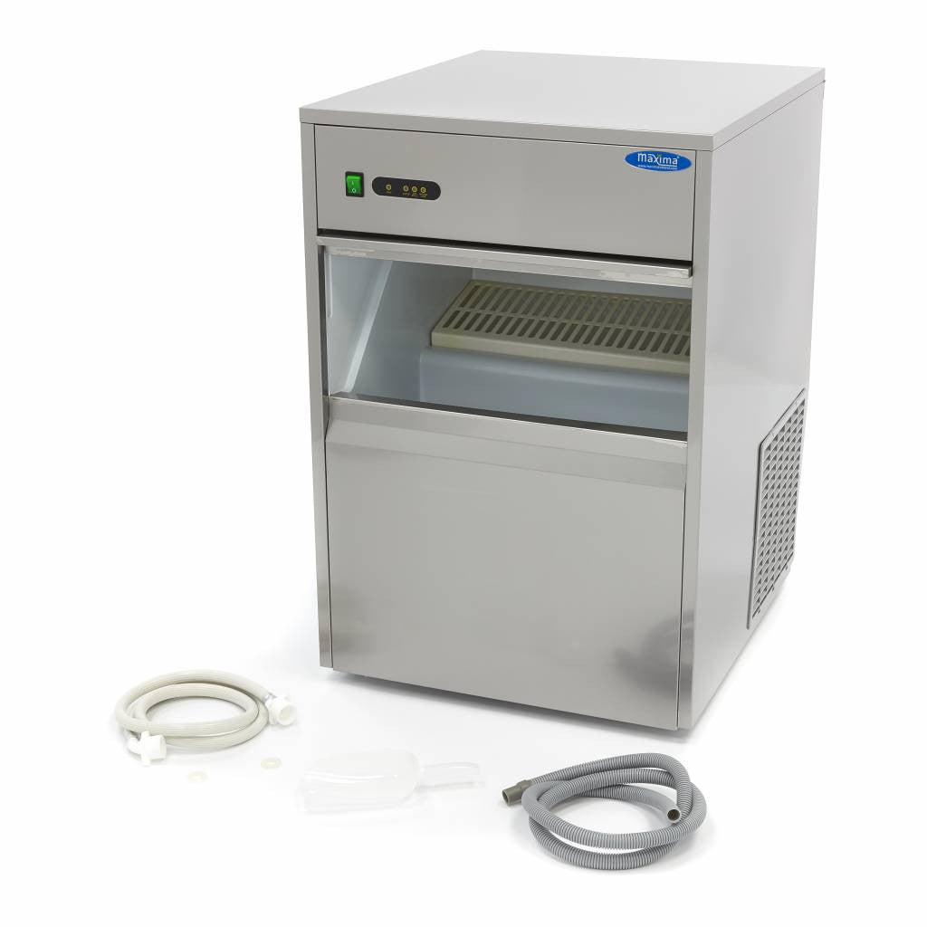 Machine à glaçons - 28 kg/jour - Glaçons en forme de balle 28 L 240 W Maxima - vue 3 - Machine à glaçons creux pro CHR - Cuistéo