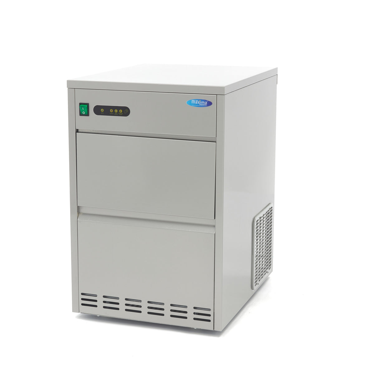 Machine à glaçons - 45 kg/jour - Glaçons en balle - Refroidie à l'eau 45 L 370 W Maxima - Machine à glaçons creux professionnel CHR - matériel cuisine pro - Cuistéo