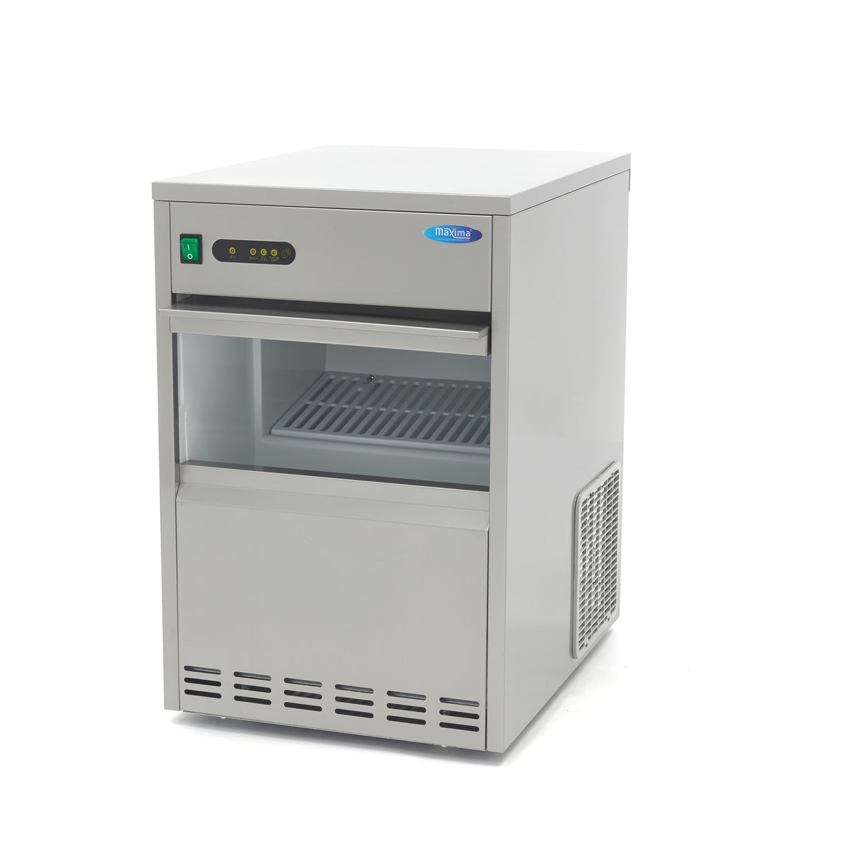 Machine à glaçons - 45 kg/jour - Glaçons en balle - Refroidie à l'eau 45 L 370 W Maxima - vue 4 - Machine à glaçons creux pro CHR - Cuistéo