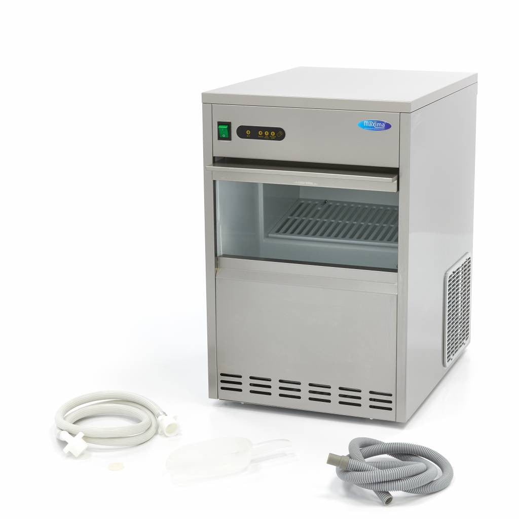 Machine à glaçons - 45kg/jour - Glaçons en forme de balle 45 L 280 W Maxima - vue 3 - Machine à glaçons creux pro CHR - Cuistéo