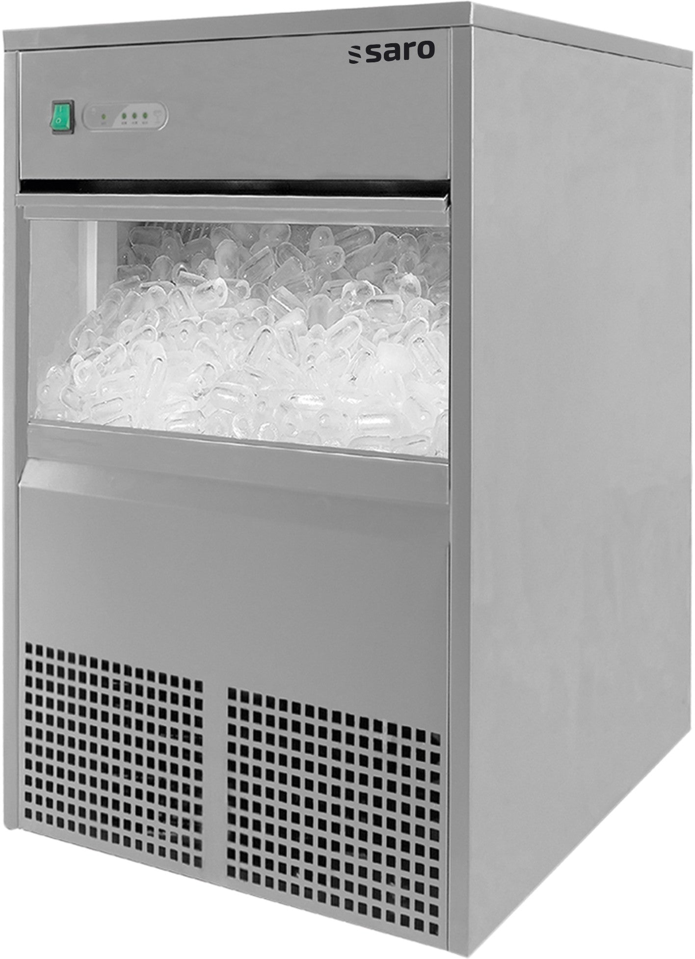 Machine Glaçons - 40-50kg/24h - 10kg Stock - 496x610x831mm - R290 Saro - Machine à glaçons creux professionnel CHR - matériel cuisine pro - Cuistéo