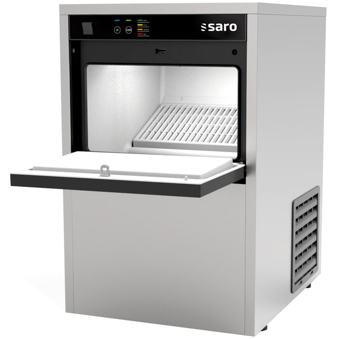 Machine Glaçons UV - 20kg/24h - 3,5kg Stock - 380x477x590mm - R600a Saro - Machine à glaçons creux professionnel CHR - matériel cuisine pro - Cuistéo