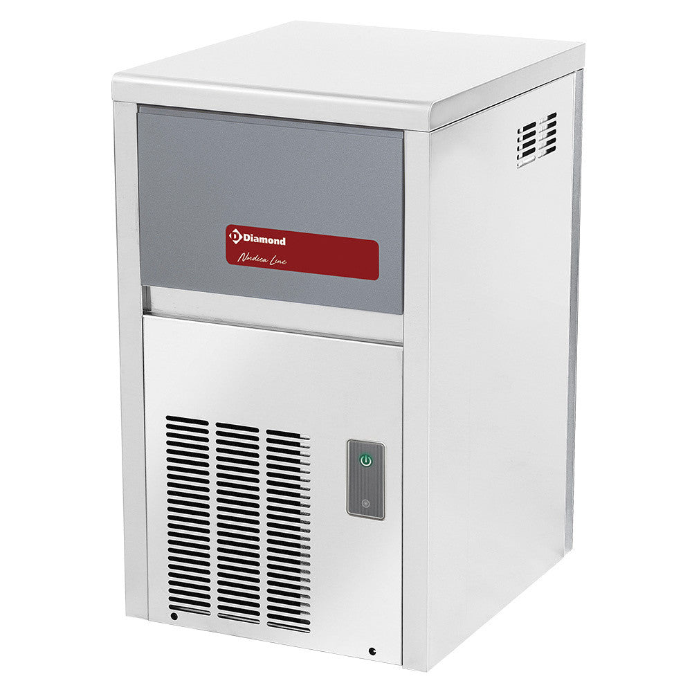 Machine à glaçons pleins 22 kg/24h avec réserve - Diamond