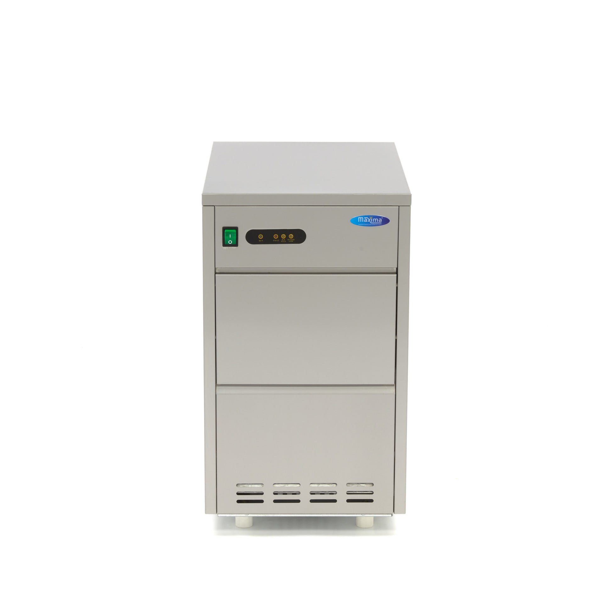 Machine à glaçons - 30 kg/jour - Concassé/En écailles - Refroidi à l'eau 30 L 300 W Maxima - vue 4 - Machine à glaçons écaille pro CHR - Cuistéo