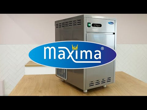 Machine à glaçons - 30 kg/jour - Concassé/En écailles - Refroidi à l'eau 30 L 300 W Maxima - vue 5 - Machine à glaçons écaille pro CHR - Cuistéo