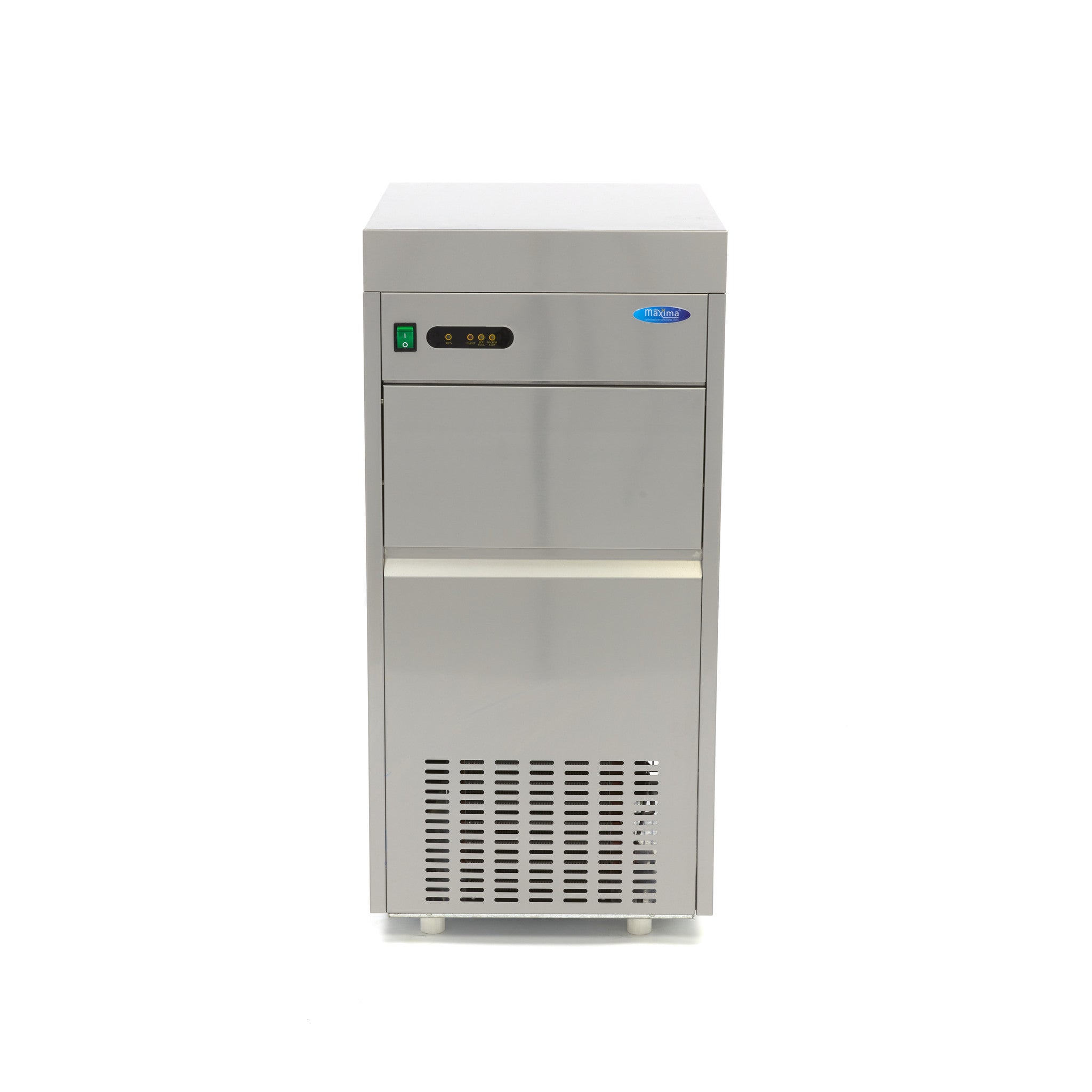 Machine à glaçons - 85 kg/jour - Concassée/en écailles - Refroidie à l'eau 85 L 550 W Maxima - vue 5 - Machine à glaçons écaille pro CHR - Cuistéo