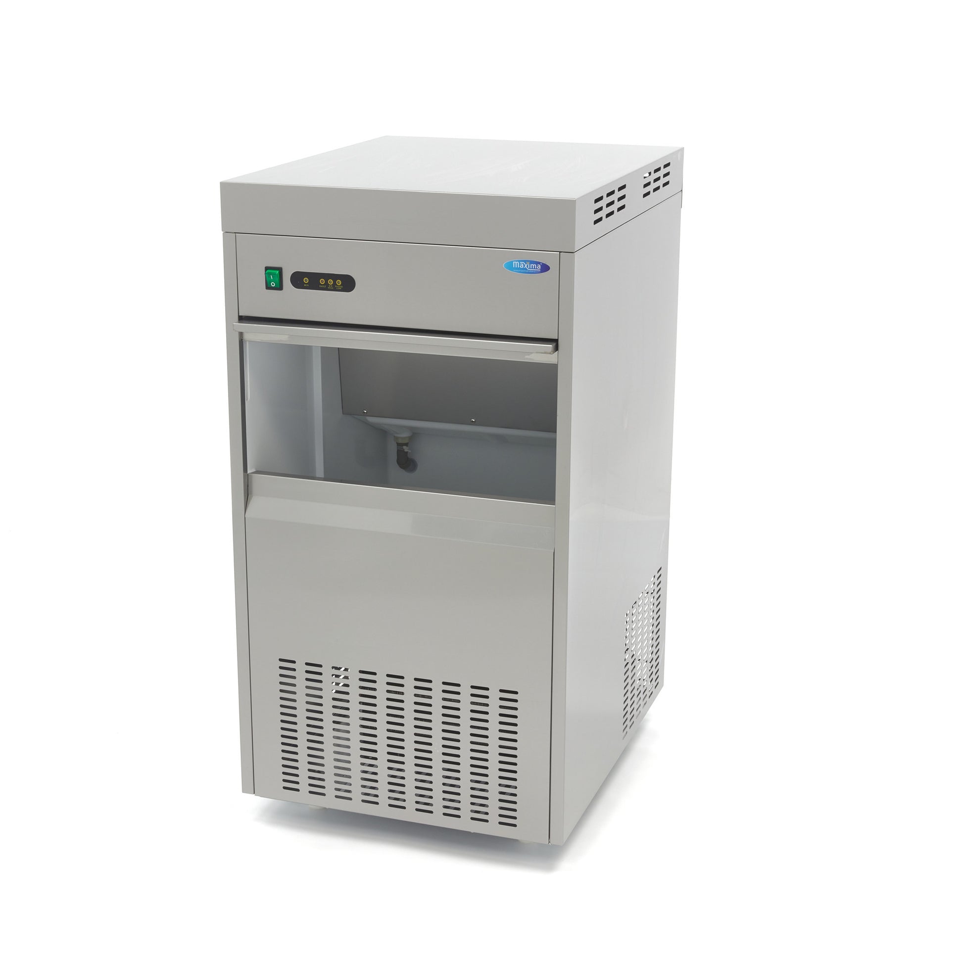 Machine à glaçons - 130 kg/jour - Concassée/en flocons - Refroidie par air 130 L 350 W Maxima - vue 4 - Machine à glace pilée pro CHR - Cuistéo