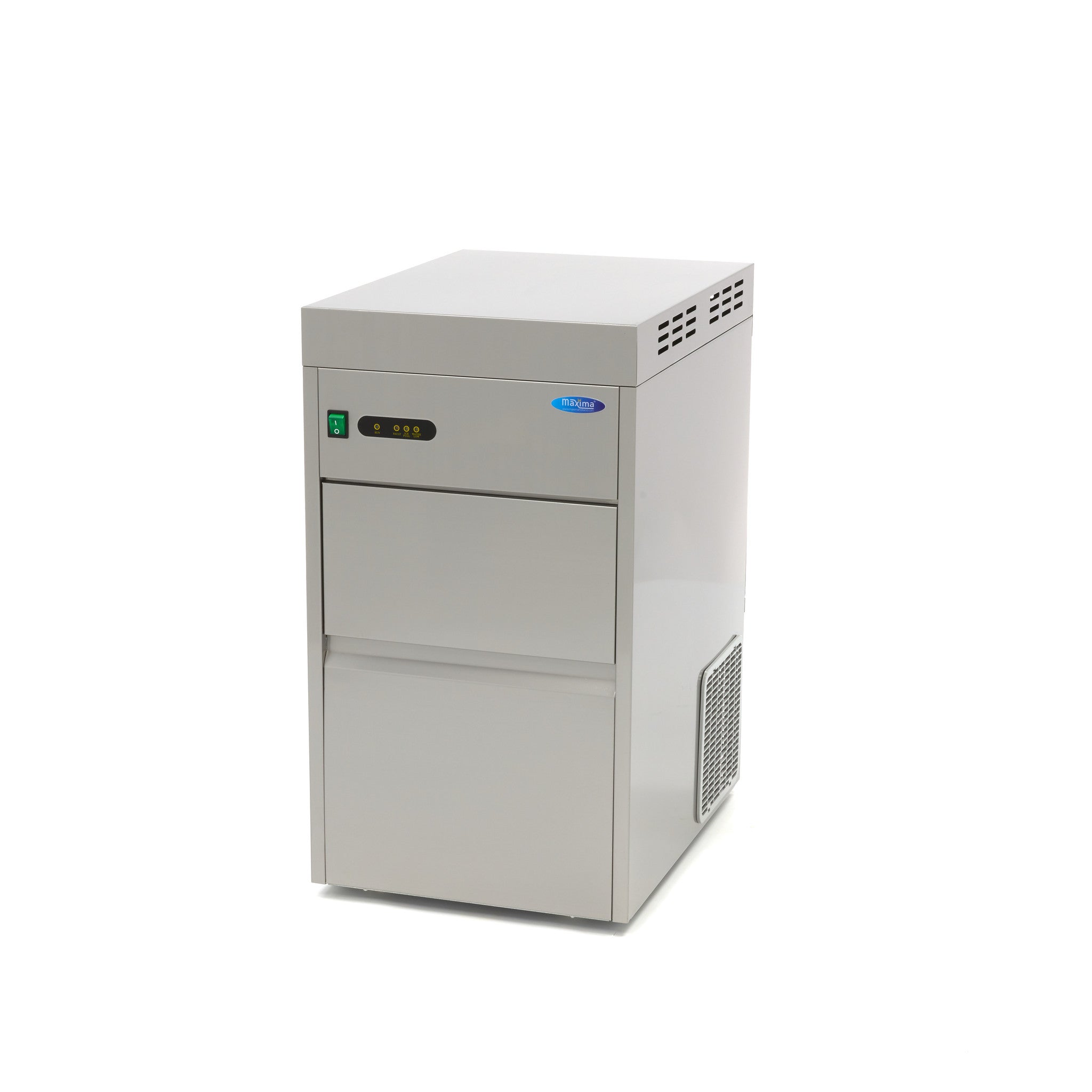 Machine à glaçons - 50kg/jour - Concassée/En flocons - Refroidie par air 50 L 230 W Maxima - Machine à glace pilée professionnel CHR - matériel cuisine pro - Cuistéo