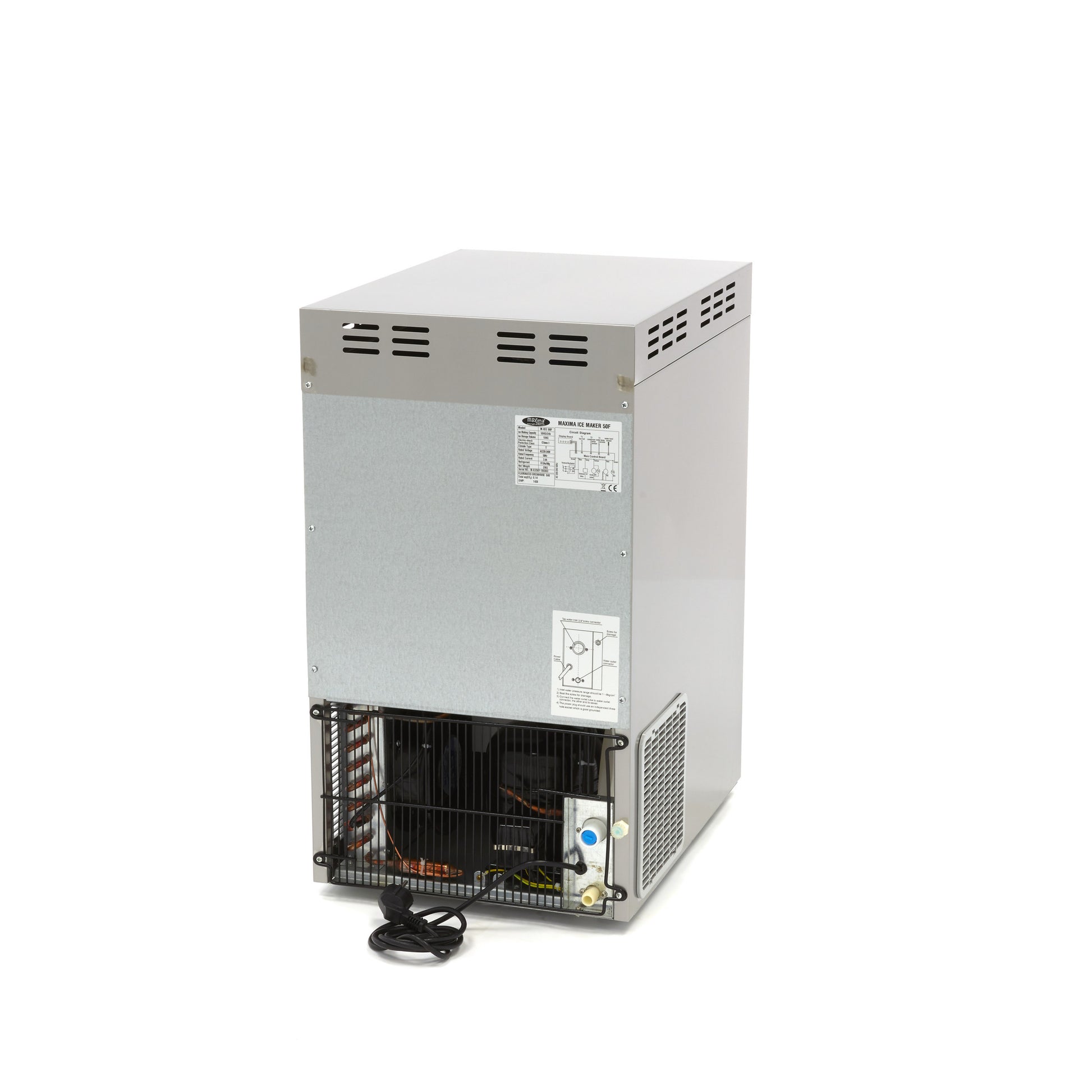 Machine à glaçons - 50kg/jour - Concassée/En flocons - Refroidie par air 50 L 230 W Maxima - vue 3 - Machine à glace pilée pro CHR - Cuistéo