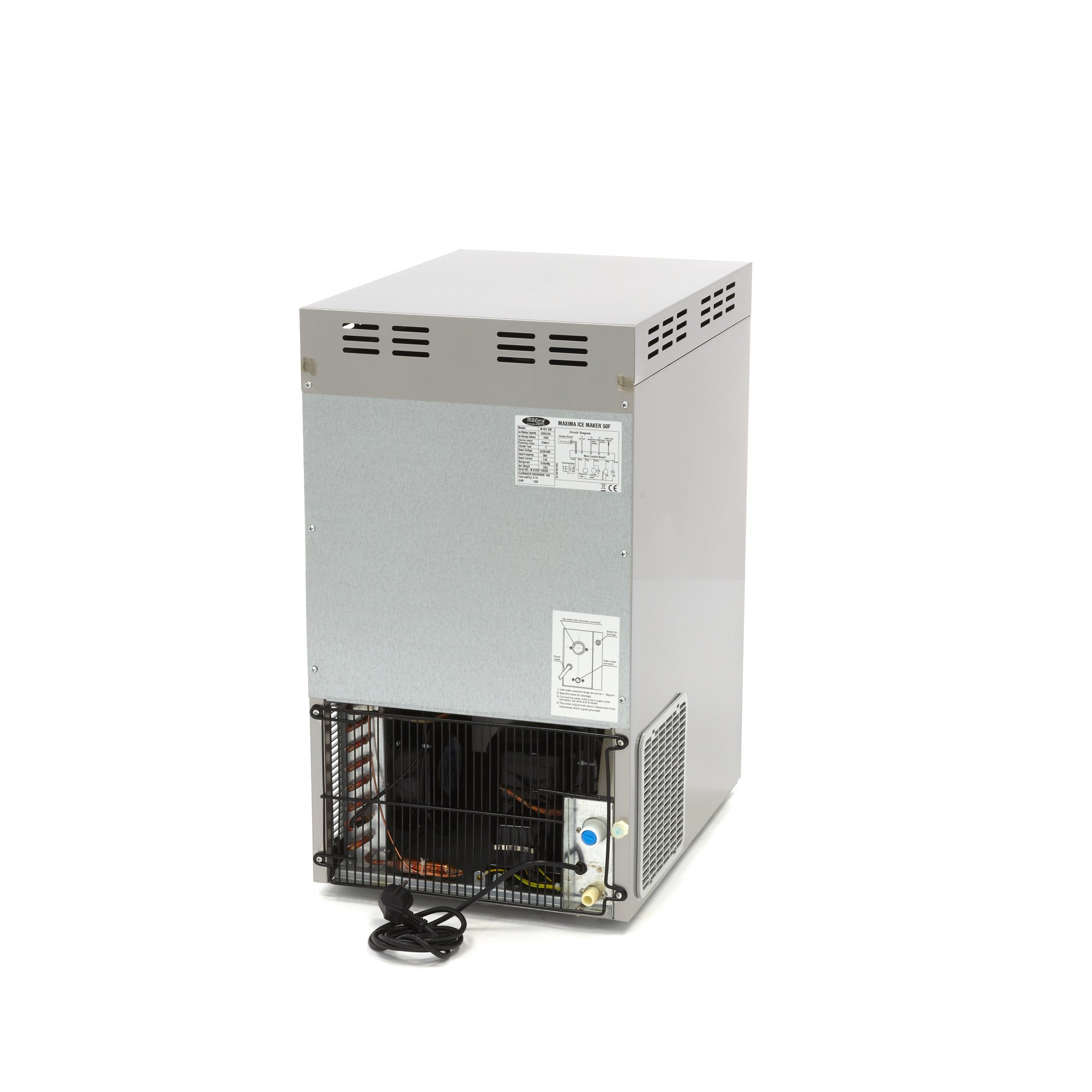 Machine à glaçons - 50kg/jour - Concassée/En flocons - Refroidie par air 50 L 230 W Maxima - vue 3 - Machine à glace pilée pro CHR - Cuistéo