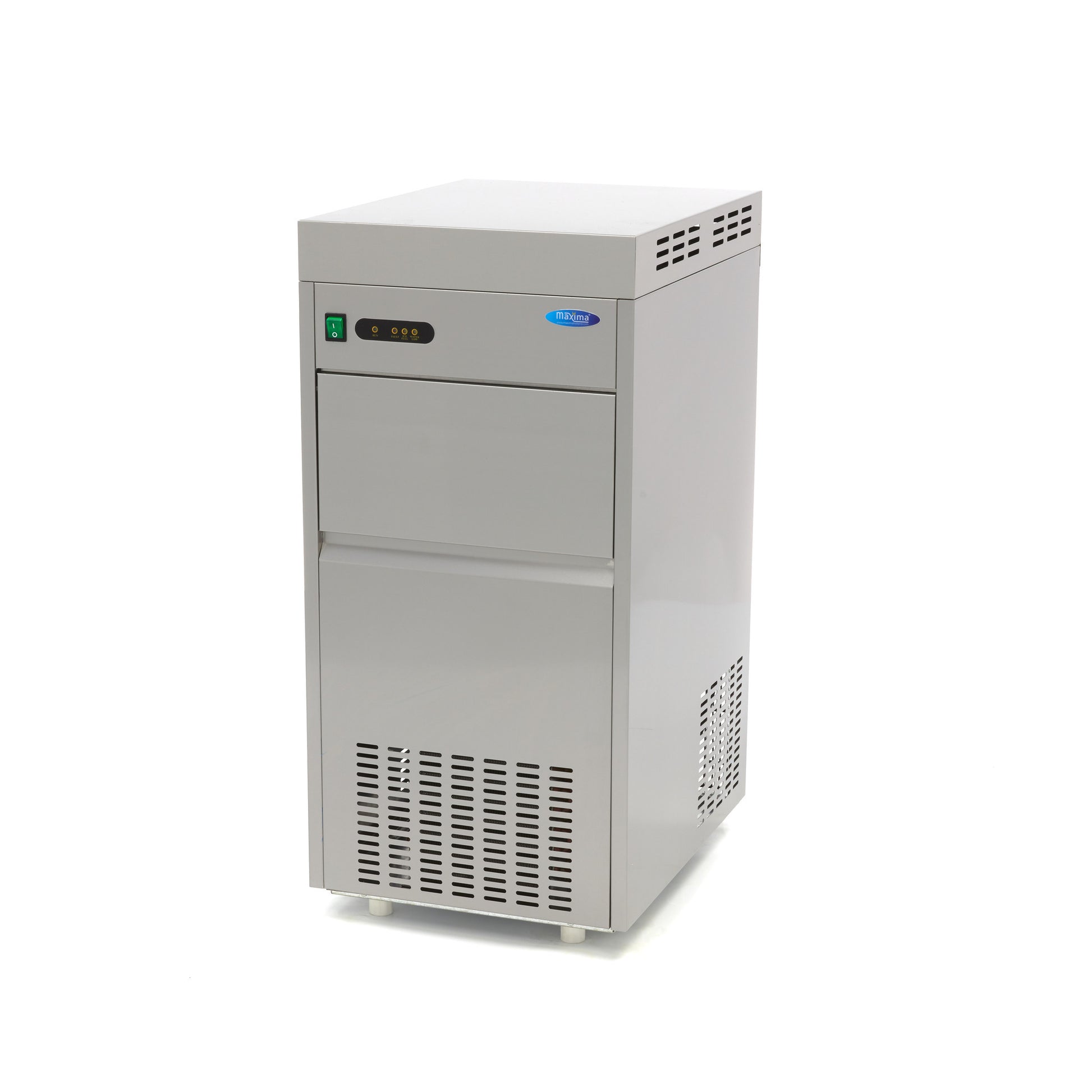 Machine à glaçons - 85 kg/jour - Concassés/en flocons - Refroidissement à air 85 L 470 W Maxima - Machine à glace pilée professionnel CHR - matériel cuisine pro - Cuistéo