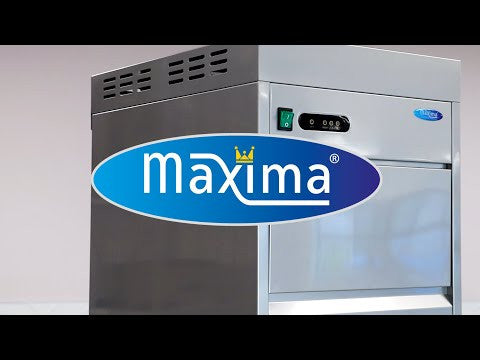 Machine à glaçons - 85 kg/jour - Concassés/en flocons - Refroidissement à air 85 L 470 W Maxima - vue 7 - Machine à glace pilée pro CHR - Cuistéo