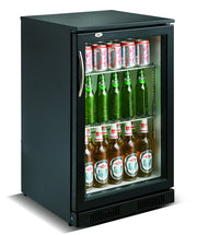 Arrière bar réfrigéré noir 1 porte 500x500x900 mm 98 L 0.18 kW Combisteel - Arrière-bar réfrigéré professionnel CHR - matériel cuisine pro - Cuistéo