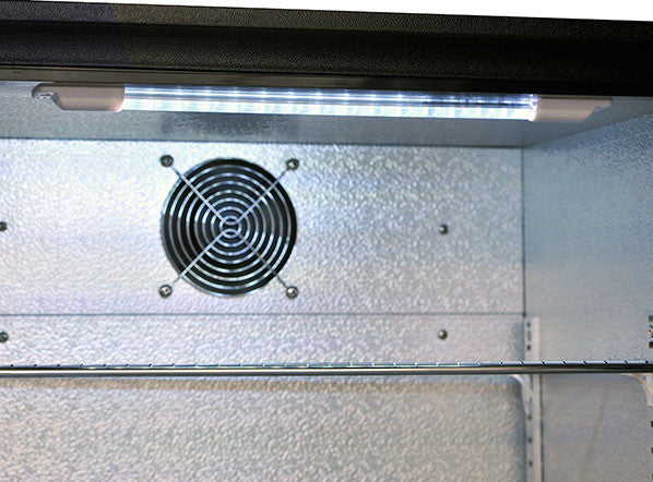 Arrière bar réfrigérée portes vitrées coulissantes BBC 330 S - Cool Head 1350x520x900 mm 320 L 240 W Coolhead - vue 3 - Arrière-bar réfrigéré pro CHR - Cuistéo