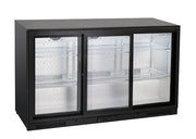 Arrière bar réfrigérée portes vitrées coulissantes BBC 386 S - Cool Head 1335x500x860 mm 318 L 215 W Coolhead - Arrière-bar réfrigéré professionnel CHR - matériel cuisine pro - Cuistéo