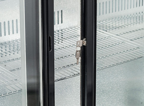 Arrière bar réfrigérée portes vitrées coulissantes BBC 386 S - Cool Head 1335x500x860 mm 318 L 215 W Coolhead - vue 5 - Arrière-bar réfrigéré pro CHR - Cuistéo