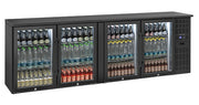 Comptoir arrière bar QBG 400 - Cool Head 2540x535x860 mm 618 L 456 W Coolhead - Arrière-bar réfrigéré professionnel CHR - matériel cuisine pro - Cuistéo