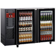 Réfrigérateur à boissons 2 portes vitrées 375L. - Diamond